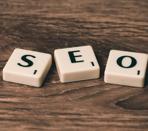 SEO strategy dashboard showing keyword rankings and analytics